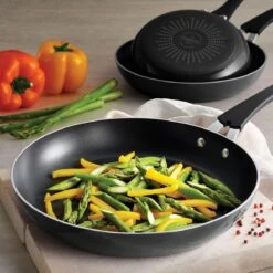Tramontina 3 Pk Aluminum Fry Pan Set - Charcoal Gray -1 80156061IXM001G