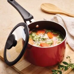 Tramontina Nesting 6 Pc Nonstick Sauce Pan Set - Red -1 80156065IXM003G