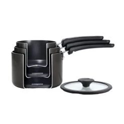 Tramontina Nesting 6 Pc Nonstick Sauce Pan Set - Gray -1 80156066IXM002G