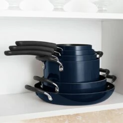 Tramontina Nesting 11 Pc Nonstick Cookware Set - Naval -1 80156067IXM006G