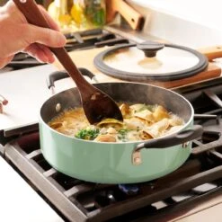 Tramontina 11 Pc Nonstick Nesting Cookware Set - Sage -1 80156068IXM005G