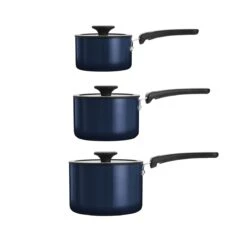 Tramontina Nesting 6 Pc Nonstick Sauce Pan Set - Naval 12 Tramontina Nesting 6 Pc Nonstick Sauce Pan Set - Naval -1 80156069IXM007G