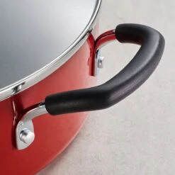 Tramontina 5.5 Qt Covered Nonstick Jumbo Cooker - Metallic Red -1 80156077IXM002G