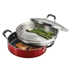 Tramontina 5.5 Quart Nonstick Everyday Pan - Metallic Red -1 80156080IXM002G