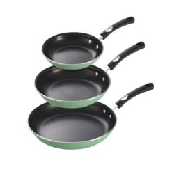 Tramontina 3 Pk Fry Pans - Metallic Sage Green -1 80156103IXM001G