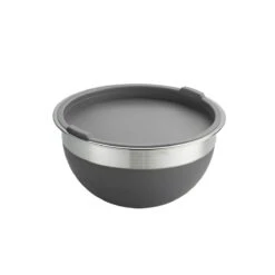 Tramontina 10 Pc Covered Stainless Steel And Silicone Mixing Bowl Set - Gray -1 80202033IXM005G