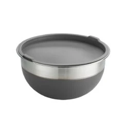 Tramontina 10 Pc Covered Stainless Steel And Silicone Mixing Bowl Set - Gray -1 80202033IXM006G