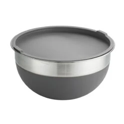 Tramontina 10 Pc Covered Stainless Steel And Silicone Mixing Bowl Set - Gray -1 80202033IXM007G