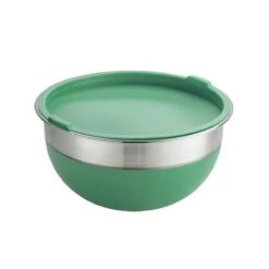 Tramontina 10 Pc Covered Stainless Steel And Silicone Mixing Bowl Set - Mint Green -1 80202034IXM007G