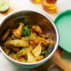 Tramontina 10 Pc Covered Stainless Steel And Silicone Mixing Bowl Set - Mint Green -1 80202034IXM010G