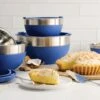 Tramontina 10 Pc Covered Stainless Steel And Silicone Mixing Bowl Set - Blue 2 Tramontina 10 Pc Covered Stainless Steel And Silicone Mixing Bowl Set - Blue -1 80202035PRM001G