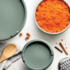 Tramontina 10 Pc Covered Stainless Steel And Silicone Mixing Bowl Set With Grating Tools - Sea Salt Green 16 Tramontina 10 Pc Covered Stainless Steel And Silicone Mixing Bowl Set With Grating Tools - Sea Salt Green -1 80202047IXM002G