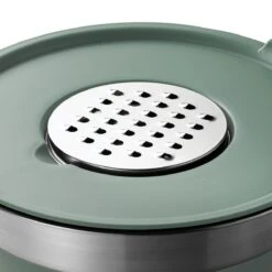 Tramontina 10 Pc Covered Stainless Steel And Silicone Mixing Bowl Set With Grating Tools - Sea Salt Green 12 Tramontina 10 Pc Covered Stainless Steel And Silicone Mixing Bowl Set With Grating Tools - Sea Salt Green -1 80202047IXM004G