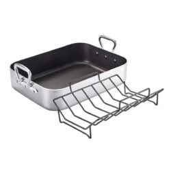 Tramontina 16 Inch Nonstick Roasting Pan With "V" Rack 9 Tramontina 16 Inch Nonstick Roasting Pan With "V" Rack -1 80203007IXM002G