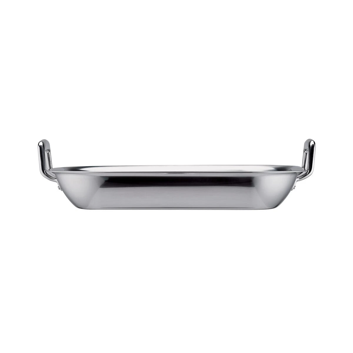 Tramontina Prima 16.75 In Stainless Steel Flared Edge Roasting Pan - Includes Basting Rack 4 Tramontina Prima 16.75 In Stainless Steel Flared Edge Roasting Pan - Includes Basting Rack - Image 2
