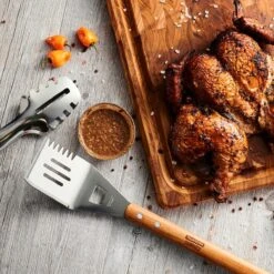 Tramontina Churrasco BBQ Tongs With Wood Handle -1 80905002IXM003G