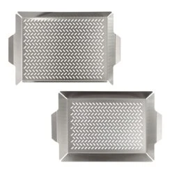 Tramontina 2 Pc Outdoor Roasting Grill Pan Set -1 80905010IXM002G