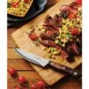 Tramontina Churrasco BBQ 4 Pc Porterhouse Steak Knife Set In Wood Gift Box