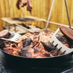 Tramontina Churrasco BBQ 15 In Round Carbon Steel Griddle Pan -1 80905030IXM005G