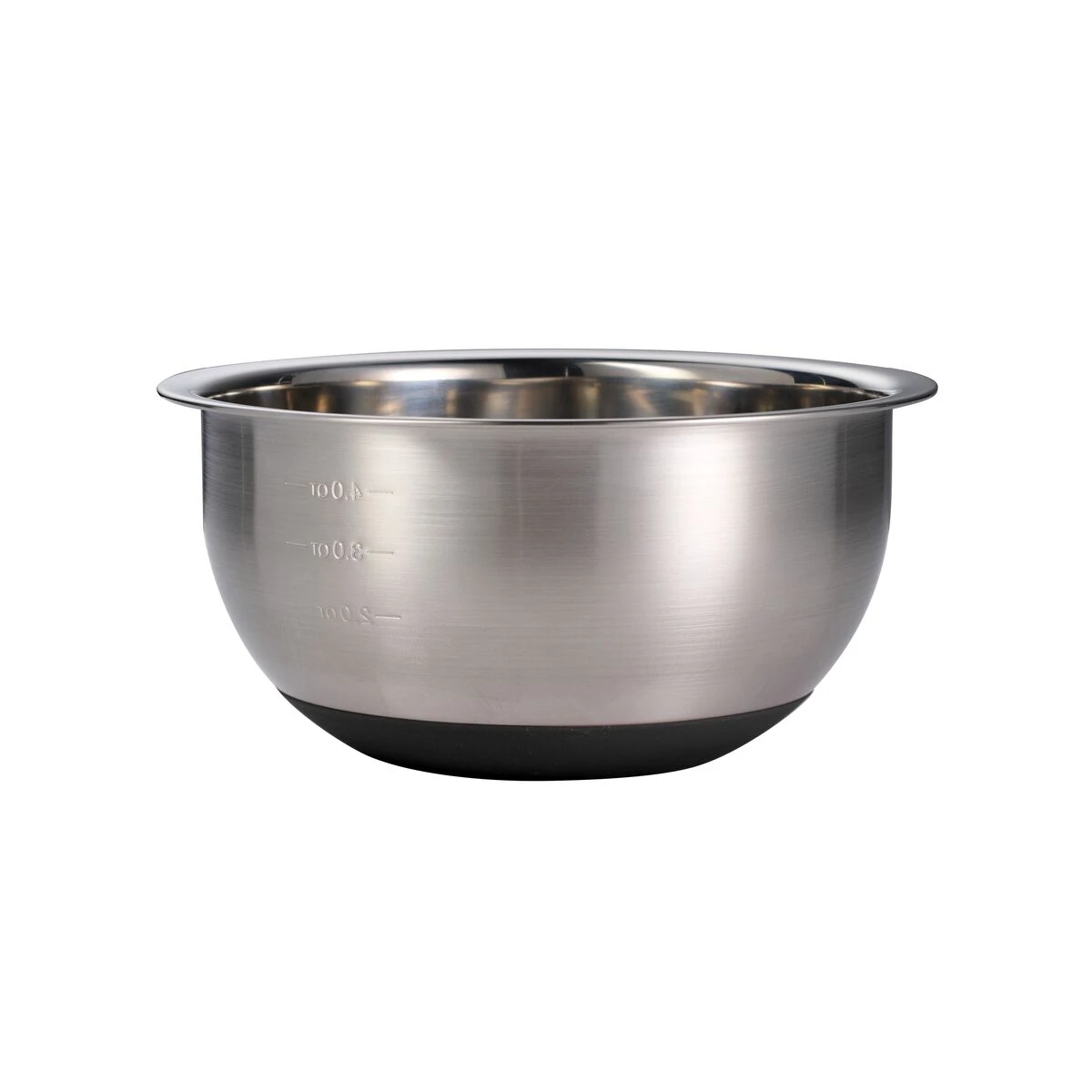 Tramontina Guru 11 Pc Stainless Steel Prep Bowl With Black Silicone Base Set 11 Tramontina Guru 11 Pc Stainless Steel Prep Bowl With Black Silicone Base Set - Image 9